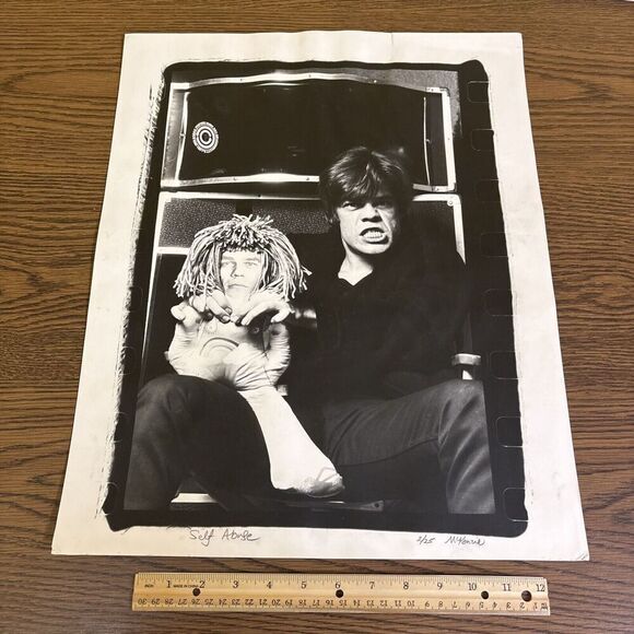 MICHAEL MCKENZIE SELF ABUSE David Johansen New York Dolls Signed Numbered Print - Picture 1 of 9